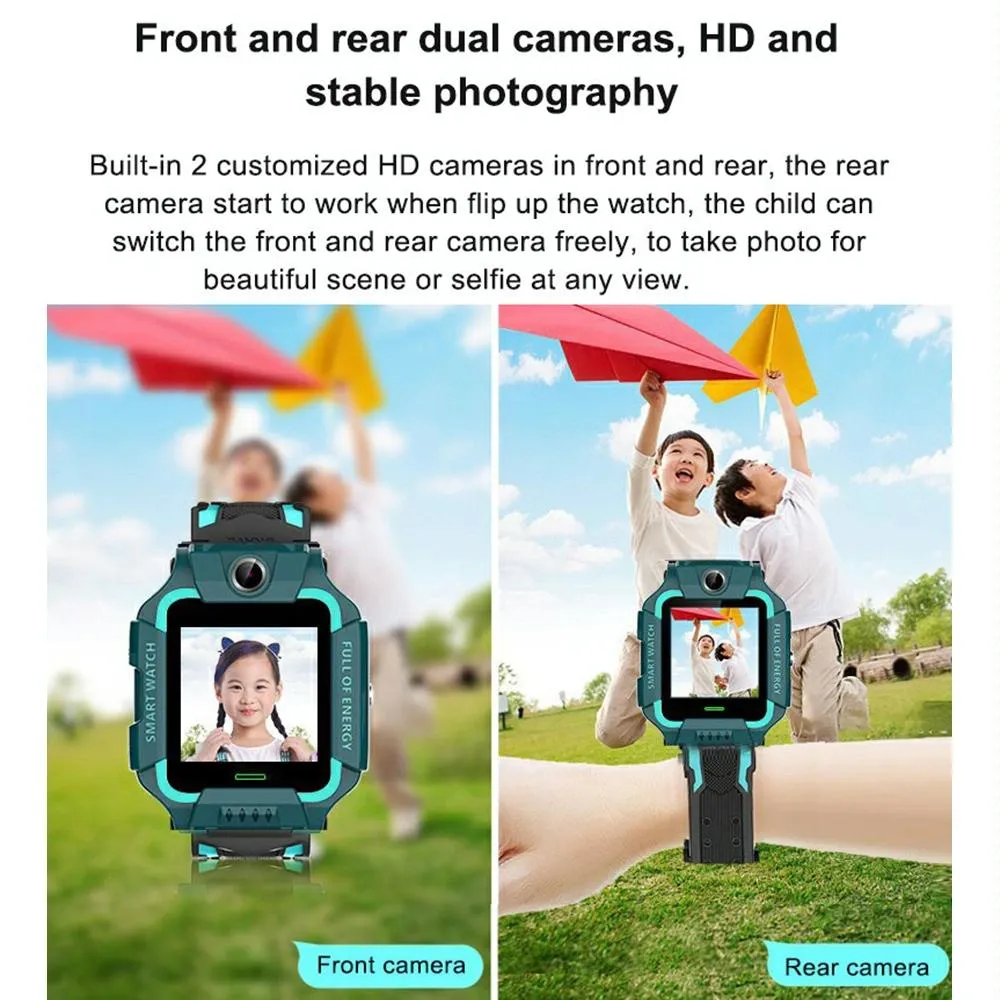 1.44 Inch 360-Degree Rotating Positioning Camera Smart Waterproof Children Calling Watch