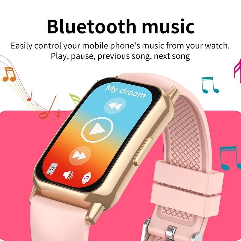 1.47 Inch Waterproof Smart Watch Heart Rate & Blood Pressure Support