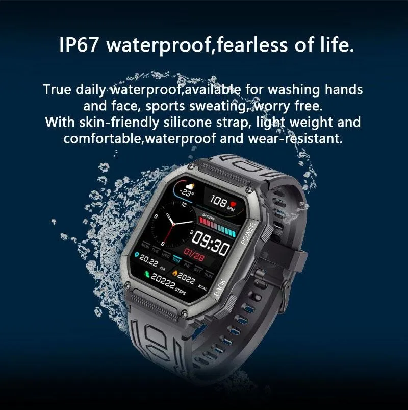 1.8 Inch Heart Rate Blood Pressure Monitoring Smart Calling Watch