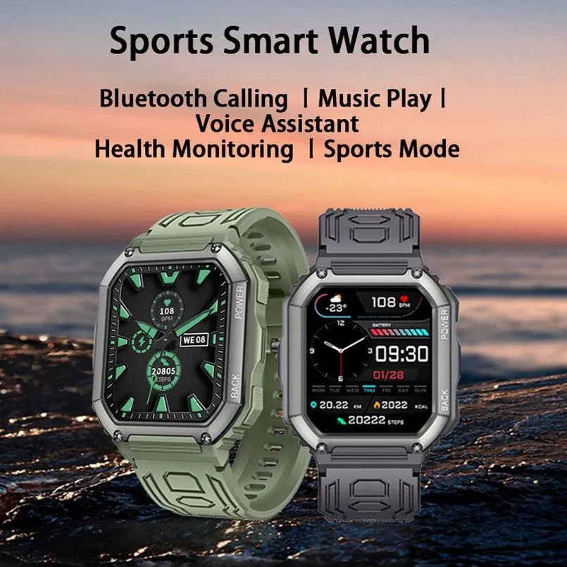 1.8 Inch Heart Rate Blood Pressure Monitoring Smart Calling Watch