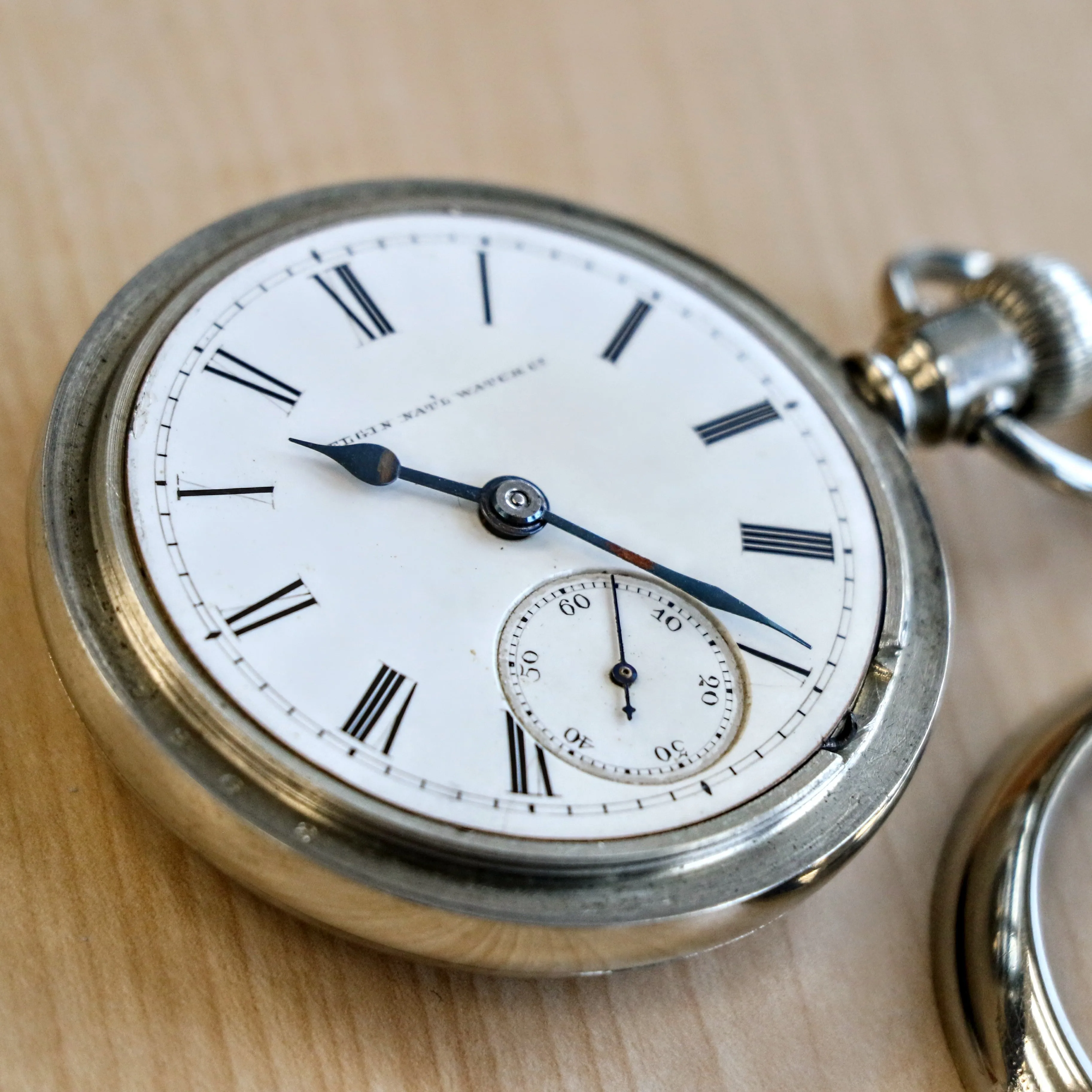 1873 ELGIN Pocket Watch G.M. Wheeler Grade 63 11 Jewels 18s Vintage USA Made Oresilver Case