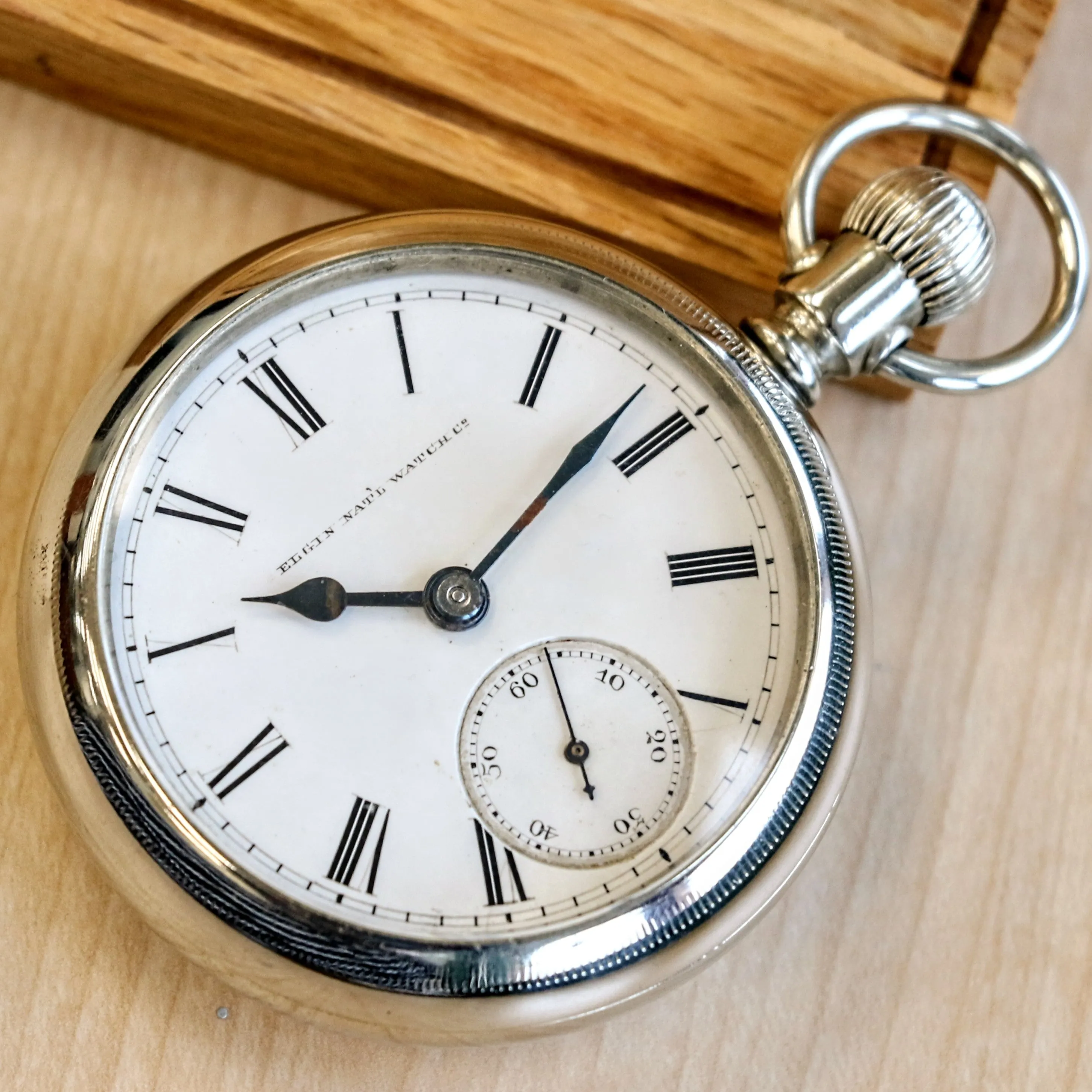 1873 ELGIN Pocket Watch G.M. Wheeler Grade 63 11 Jewels 18s Vintage USA Made Oresilver Case