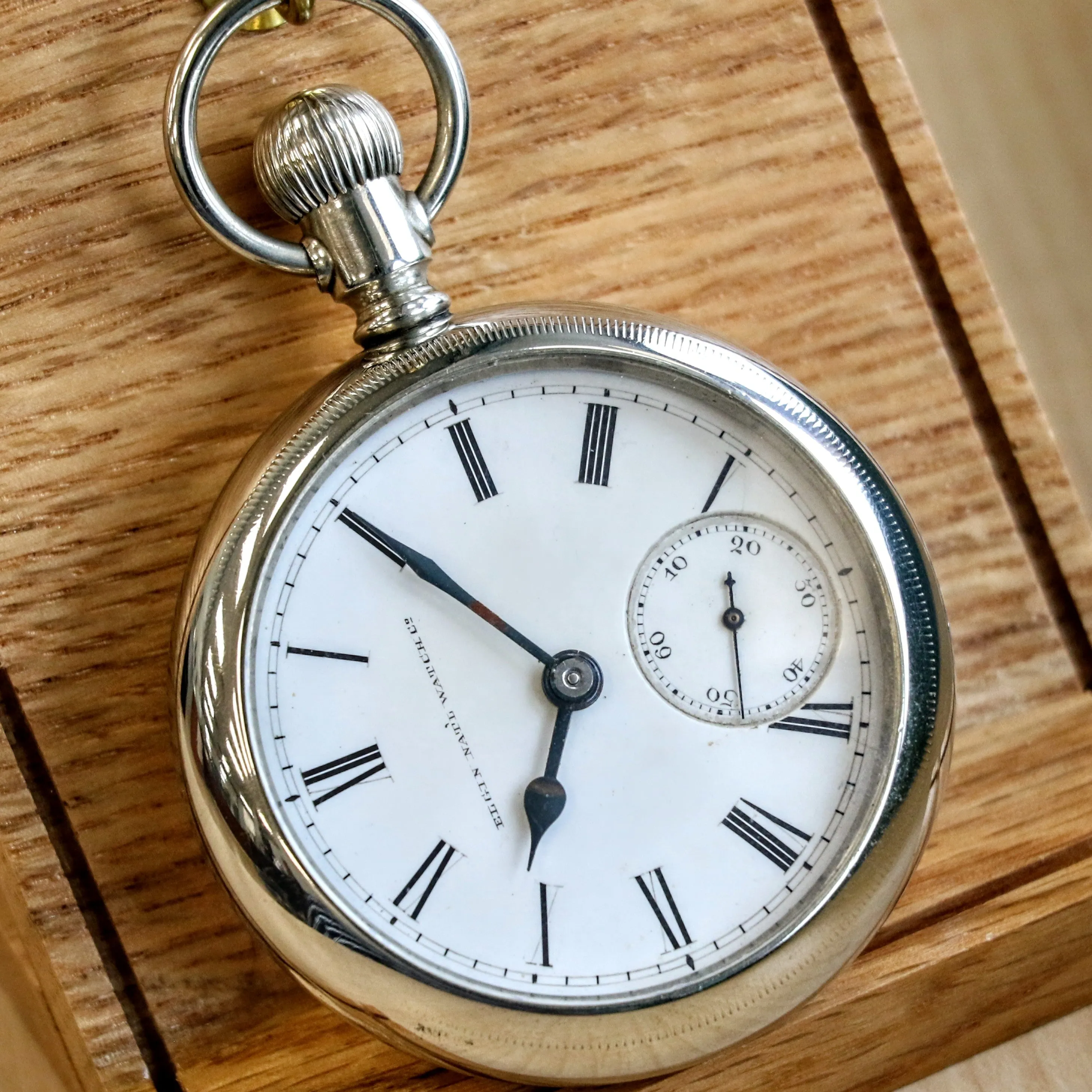 1873 ELGIN Pocket Watch G.M. Wheeler Grade 63 11 Jewels 18s Vintage USA Made Oresilver Case
