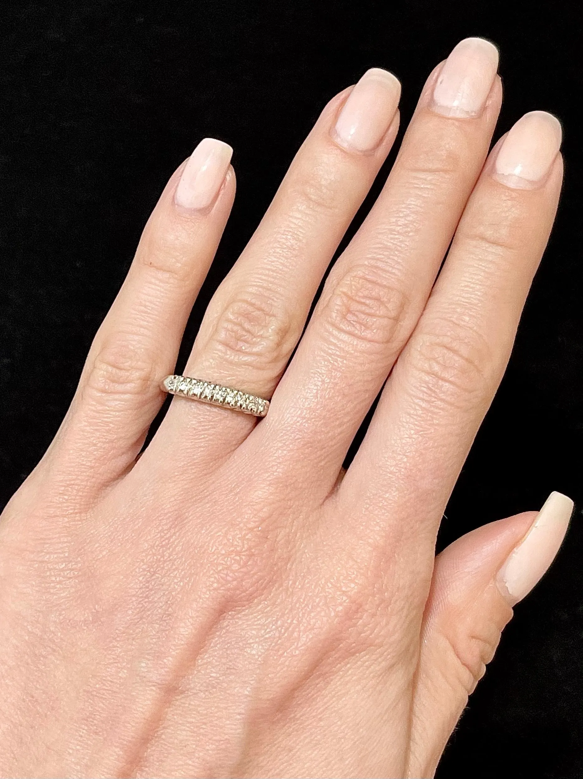 1920s Unique Intricate Design SWG Diamonds Ring - $5K Appraisal Value w/CoA!