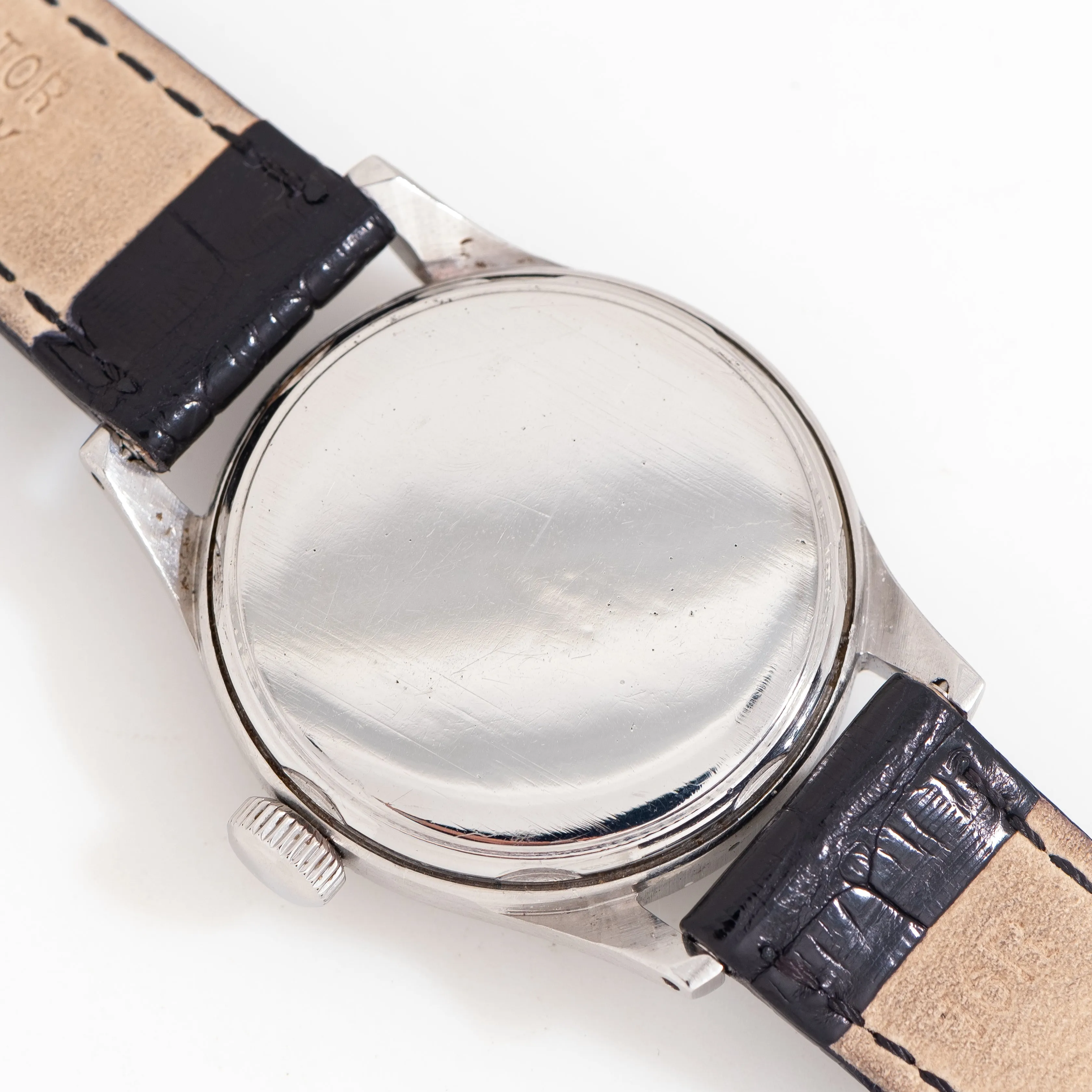 1940's Era Vintage Gubelin-Lucerne Military-Style Stainless Steel Watch (# 14737)