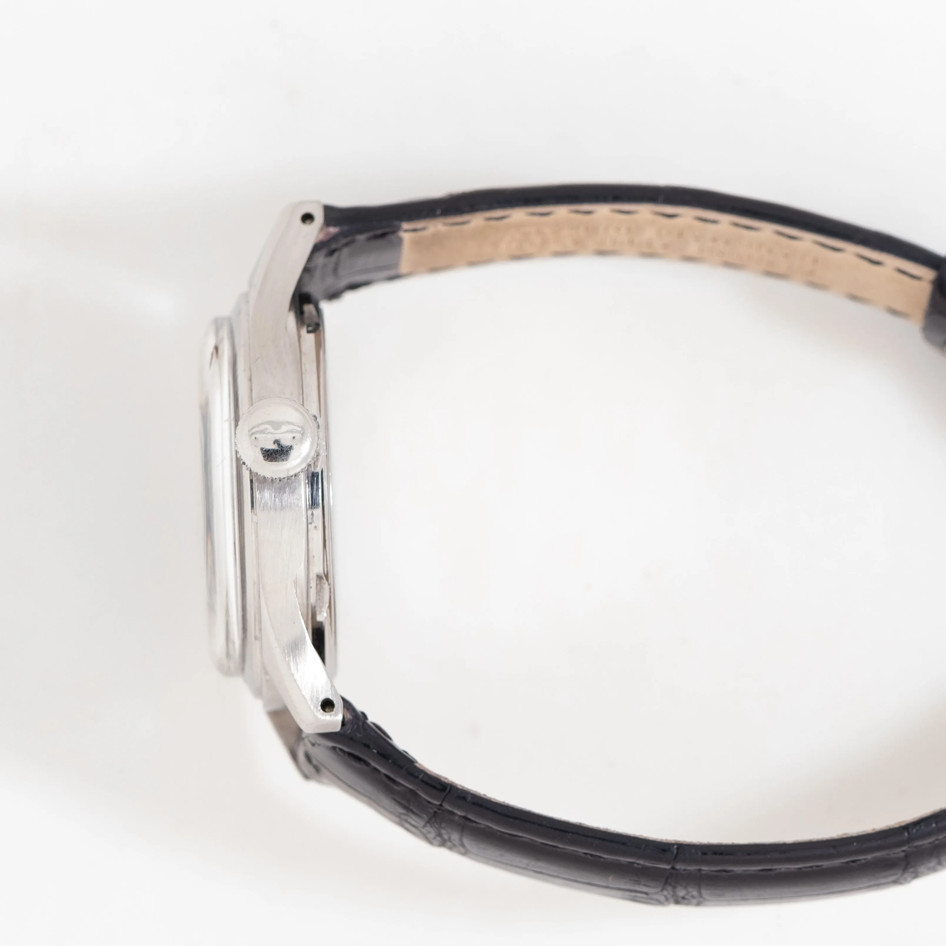 1940's Era Vintage Gubelin-Lucerne Military-Style Stainless Steel Watch (# 14737)