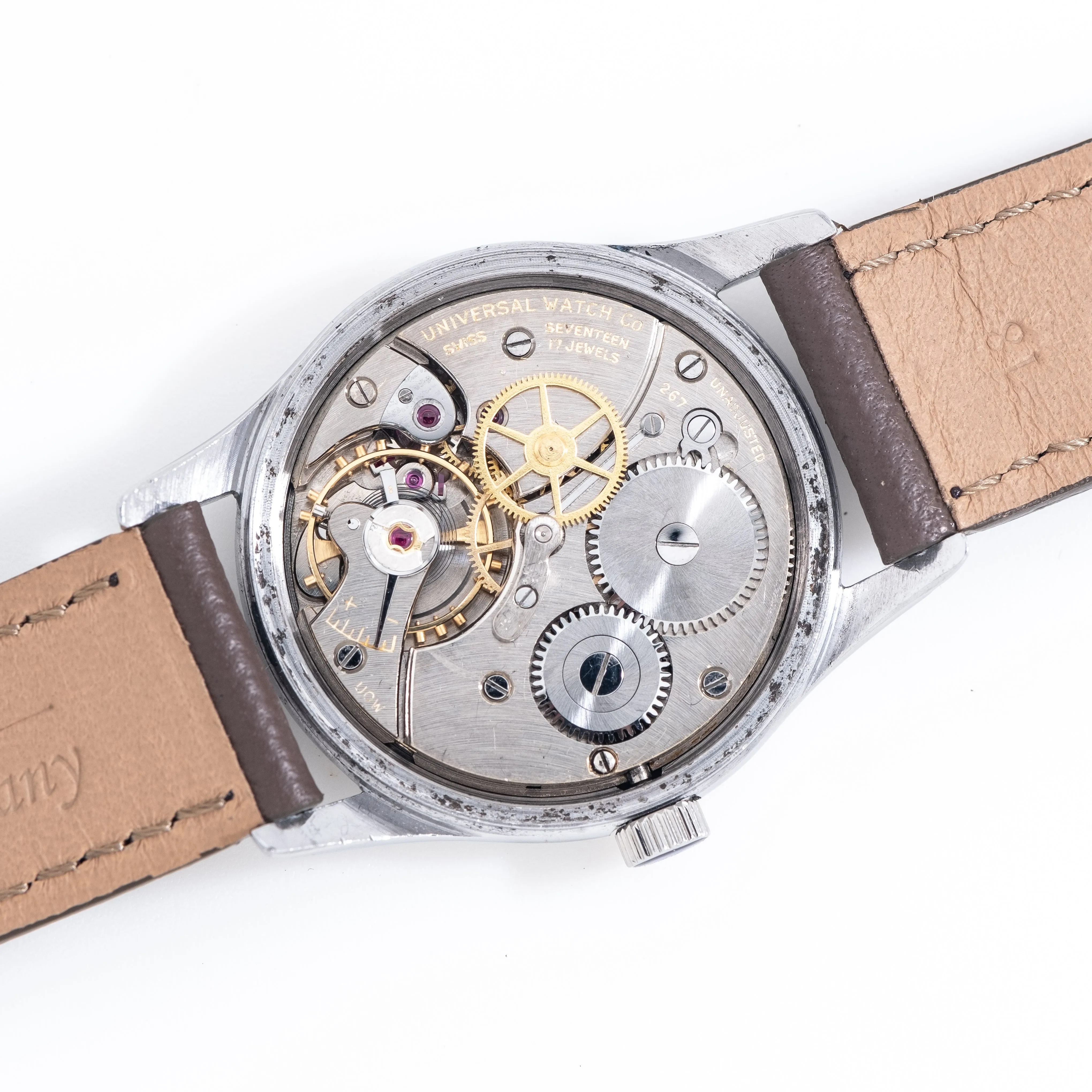 1943 Vintage Universal Geneve WWII Era Military Ref. 20504 in Stainless Steel ( #14189)