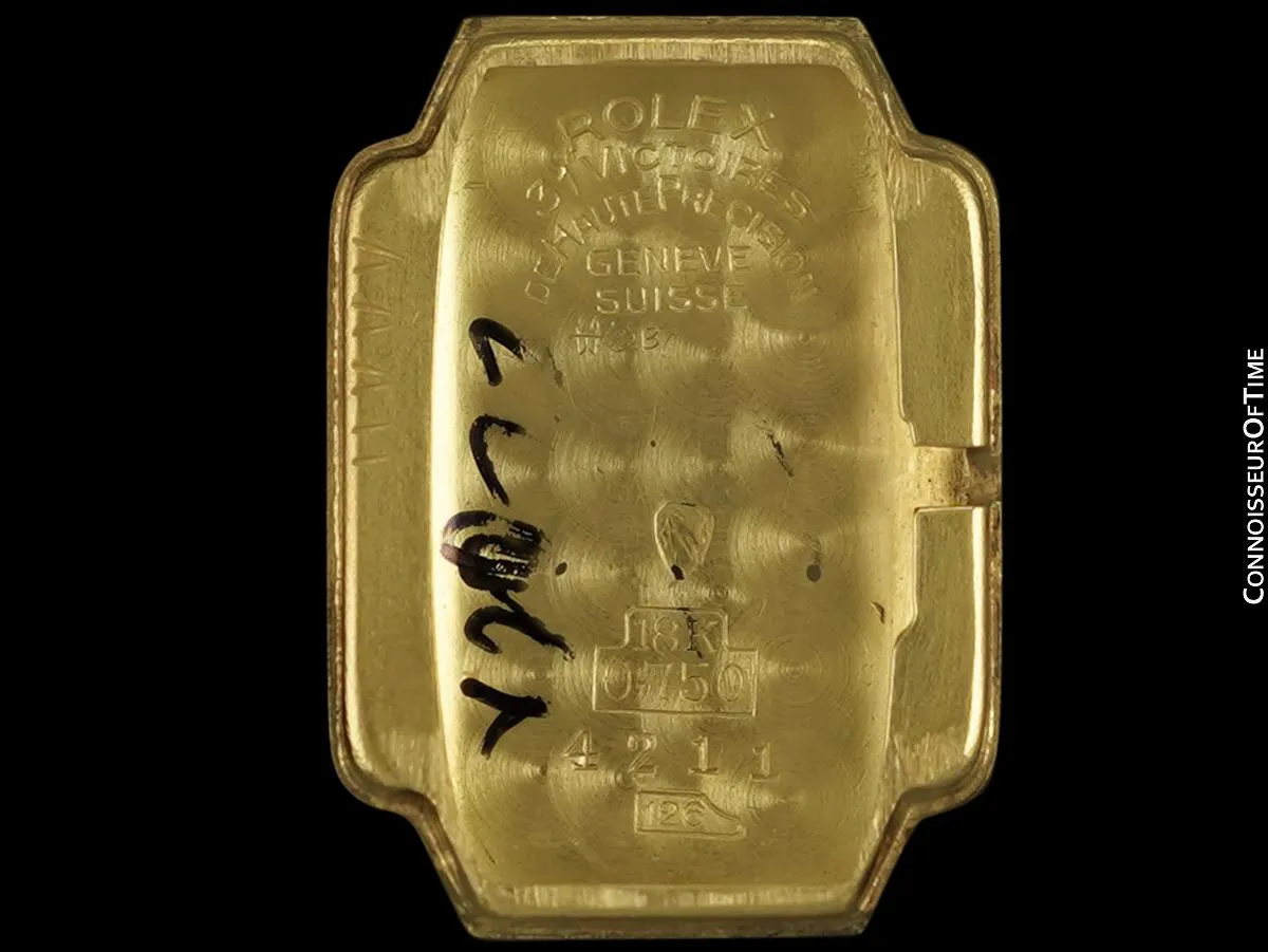 1948 Rolex Vintage Ladies Luminous Dial Dress Watch - 18K Rose Gold