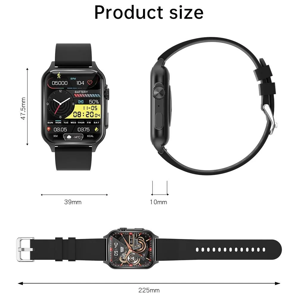 1.96 Inch Ips Screen Smart Watch Supports Bluetooth Calls / Blood Oxygen Monitoring