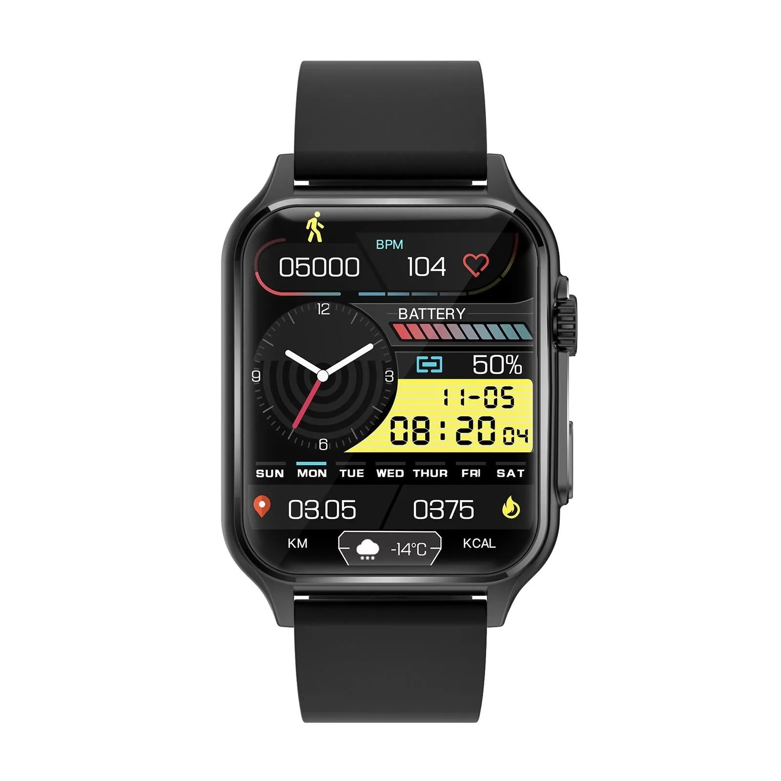 1.96 Inch Ips Screen Smart Watch Supports Bluetooth Calls / Blood Oxygen Monitoring