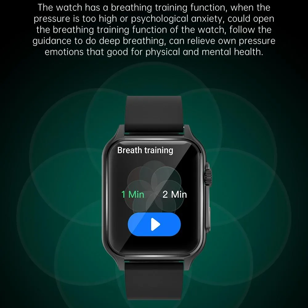 1.96 Inch Ips Screen Smart Watch Supports Bluetooth Calls / Blood Oxygen Monitoring