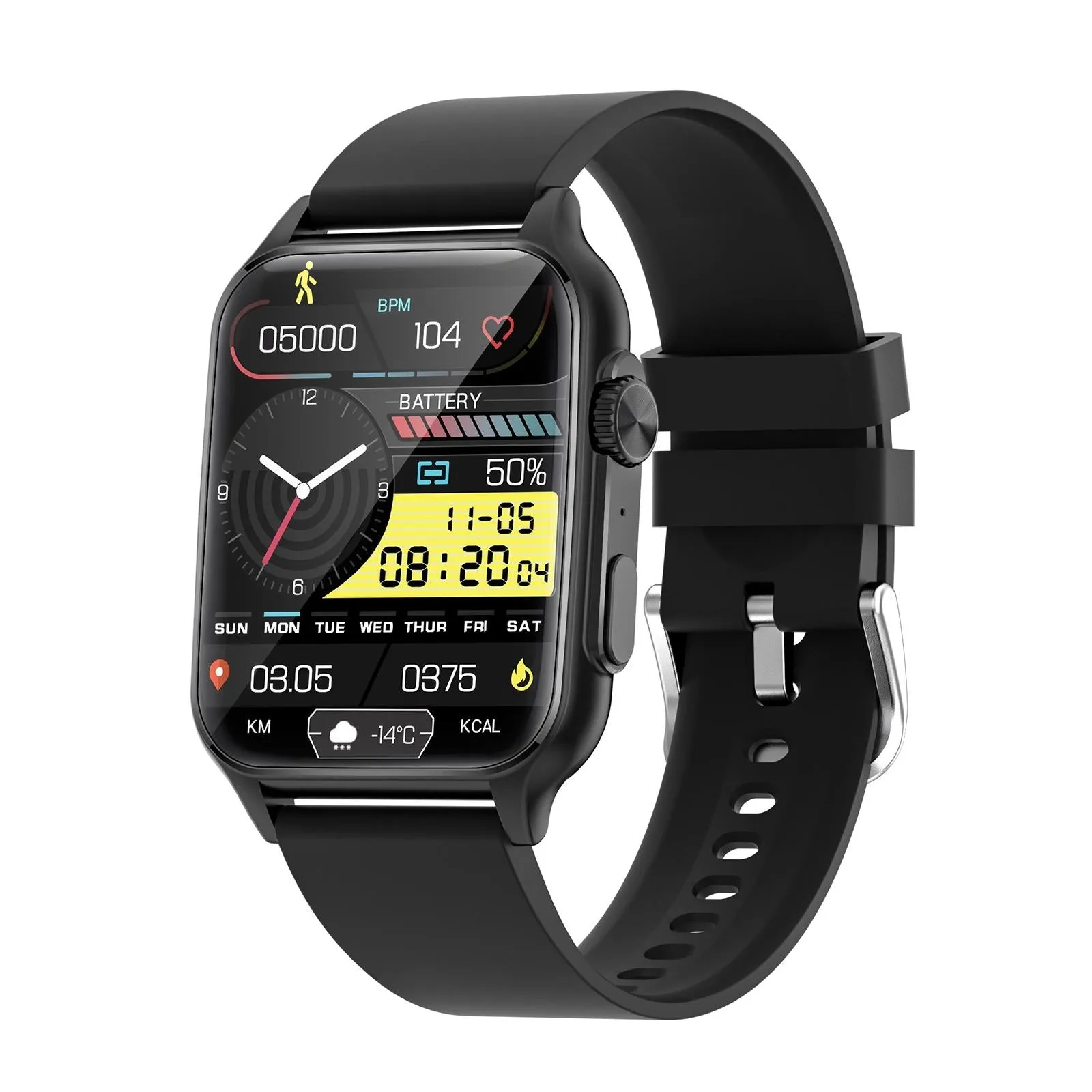 1.96 Inch Ips Screen Smart Watch Supports Bluetooth Calls / Blood Oxygen Monitoring