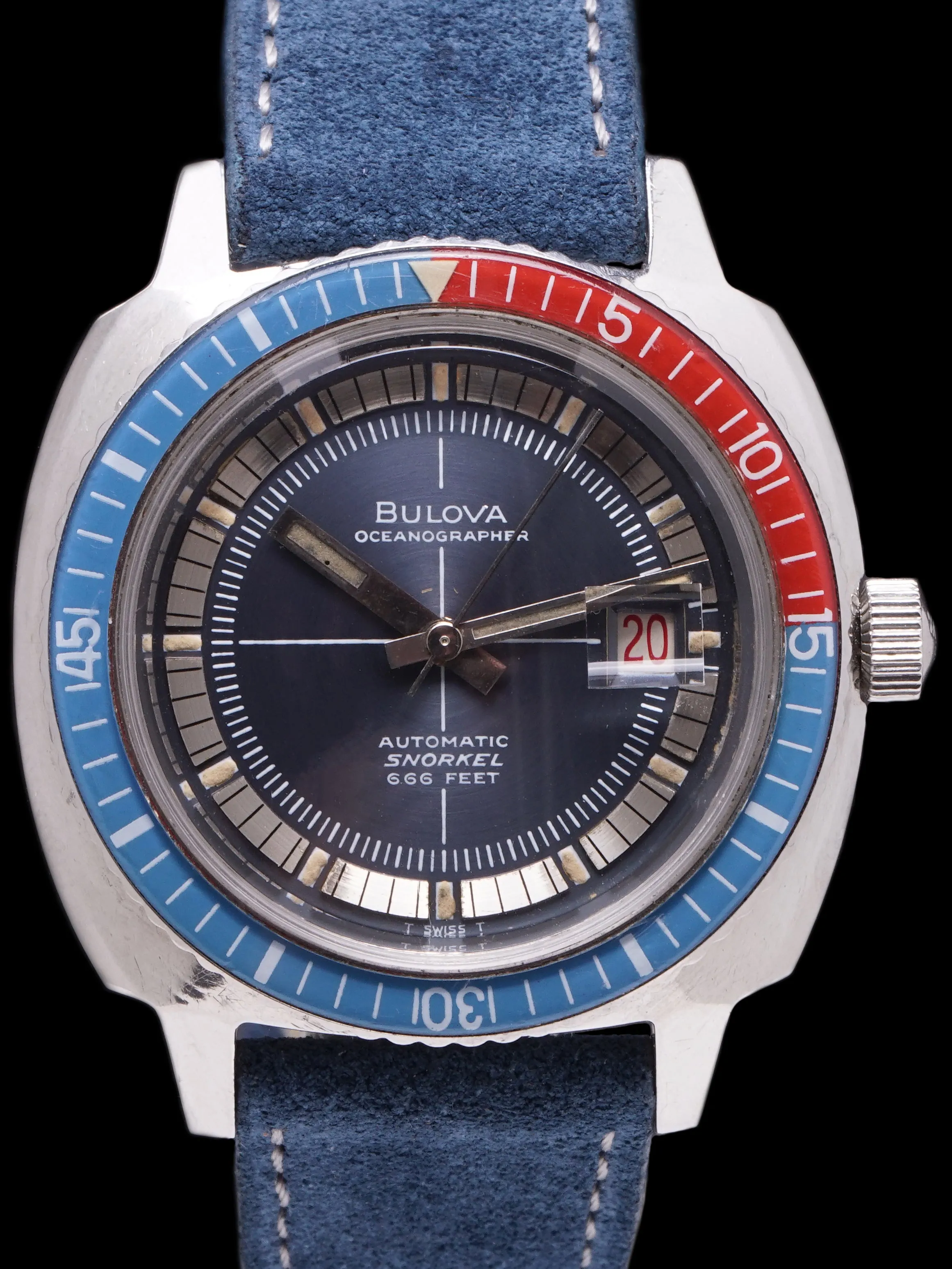 1969 Bulova Oceanographer Snorkel "M"