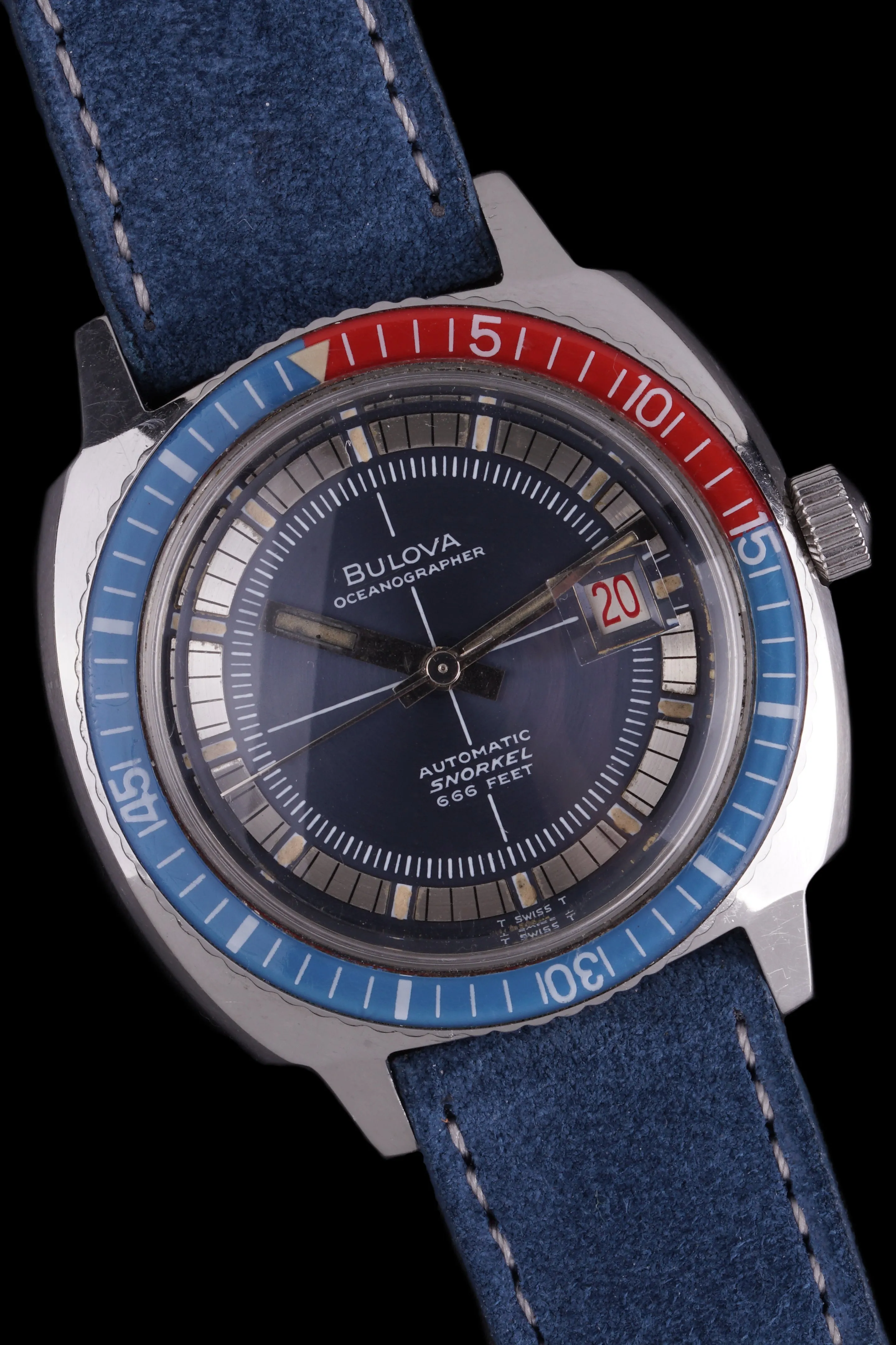 1969 Bulova Oceanographer Snorkel "M"