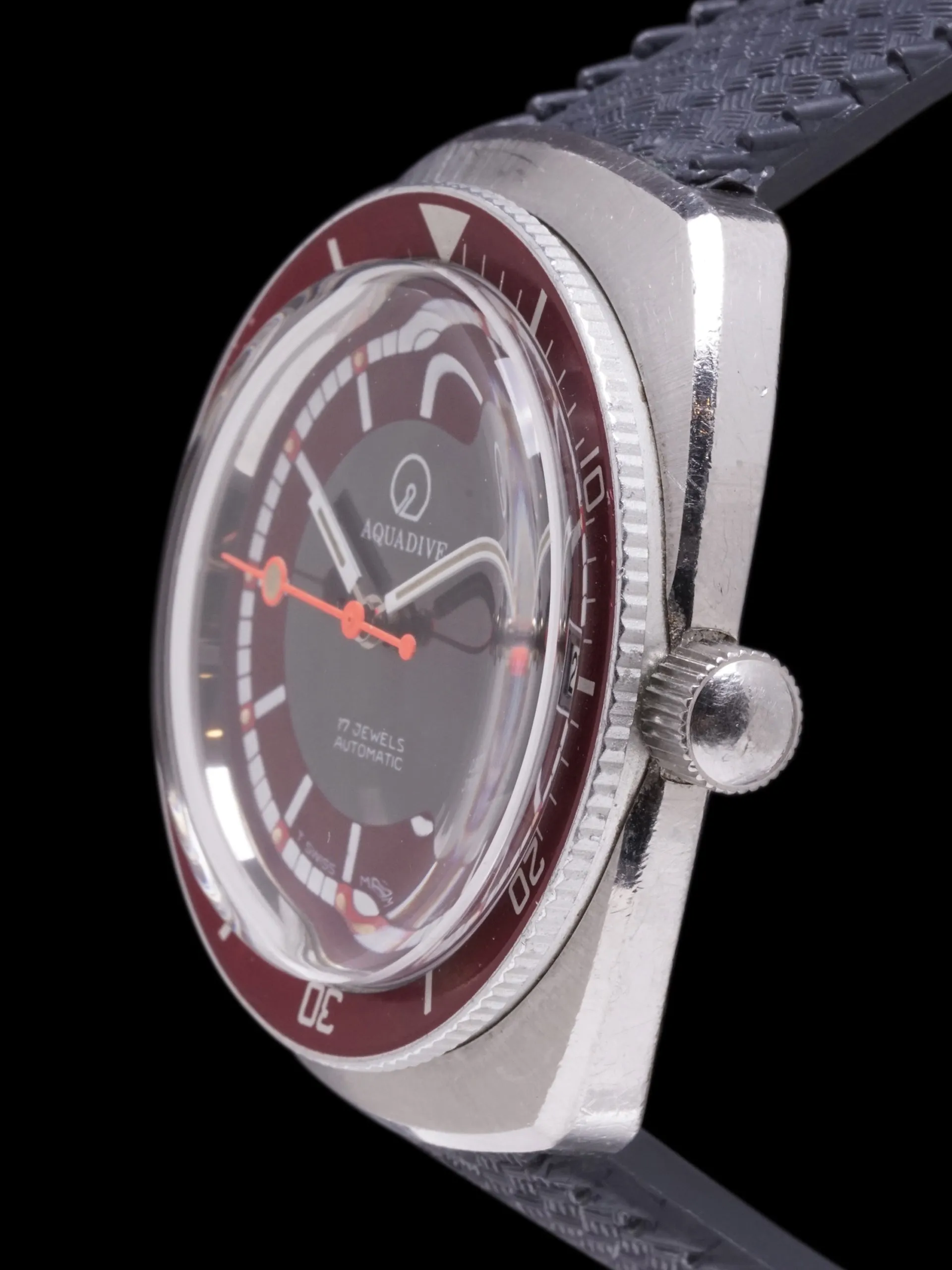 1970s Aquadive 20 ATM Diver (Ref. 10870) "Cranberry"
