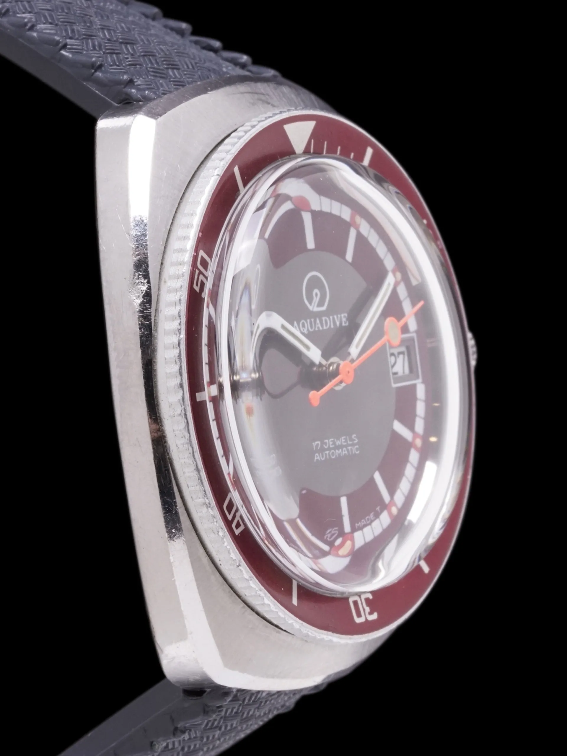 1970s Aquadive 20 ATM Diver (Ref. 10870) "Cranberry"