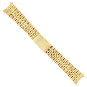 19MM JUBILEE WATCH BAND FOR 34MM ROLEX  DATE  NQS 1502 1503 1505 1511 18K GOLD