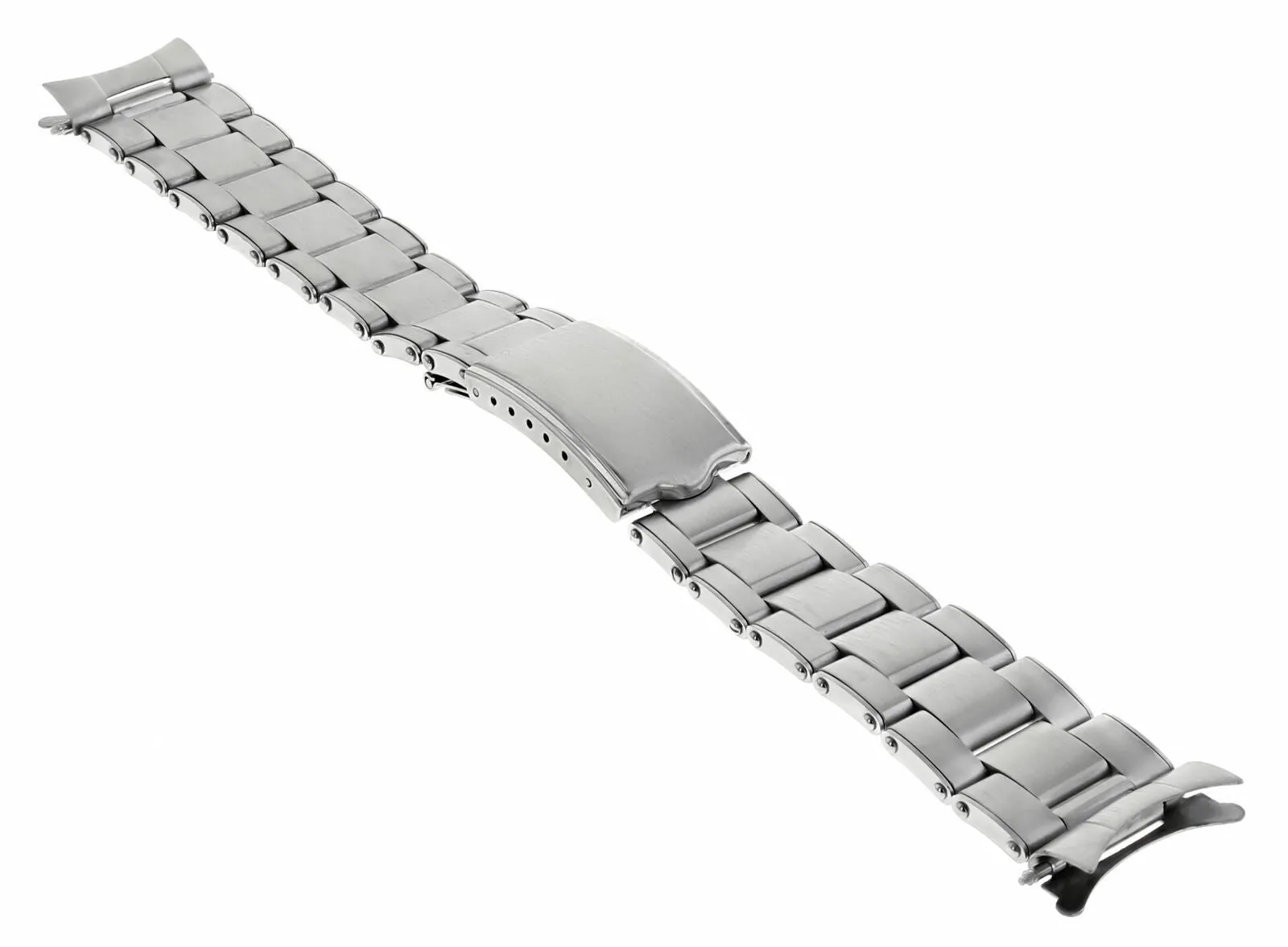 19MM OYSTER WATCH BAND STAINLESS STEEL FOR VINTAGE ROLEX AIRKING 1500 5500 RIVET