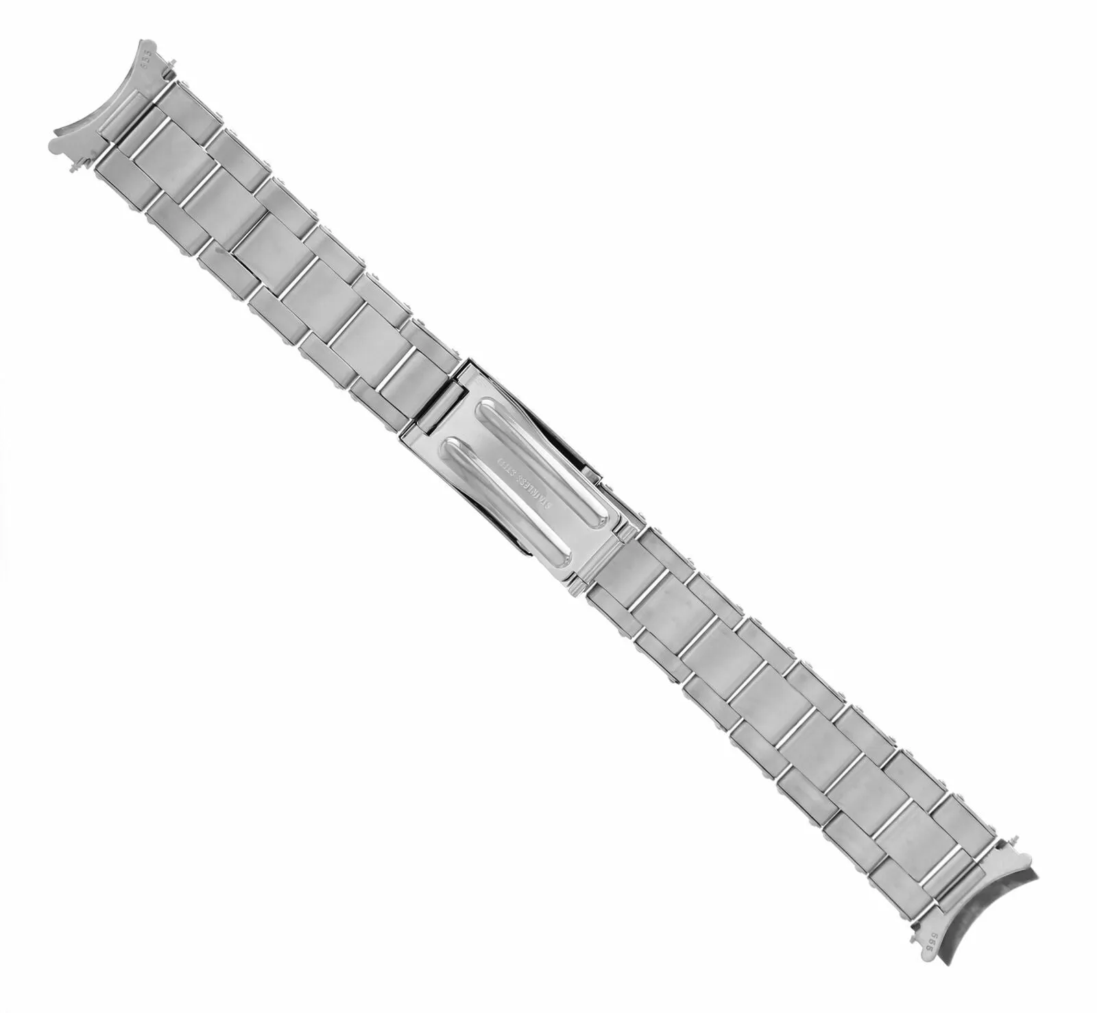 19MM OYSTER WATCH BAND STAINLESS STEEL FOR VINTAGE ROLEX AIRKING 1500 5500 RIVET