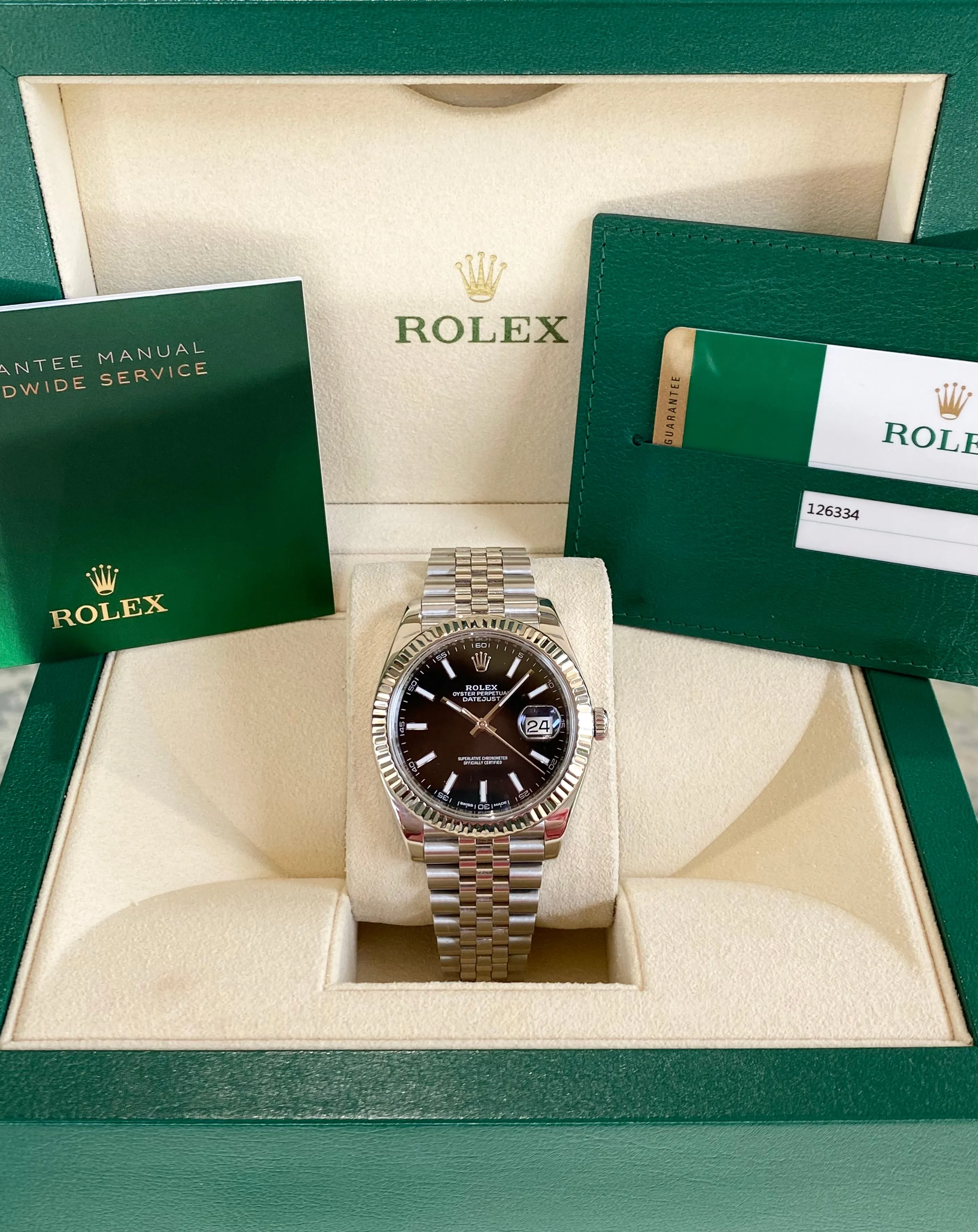 2017 Rolex Datejust 41 126334