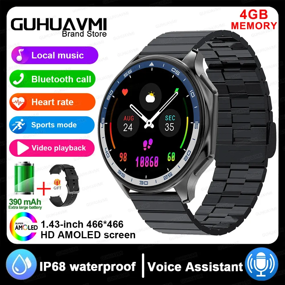 4G Memory Smartwatch Sports Bluetooth Call Video Music Playing