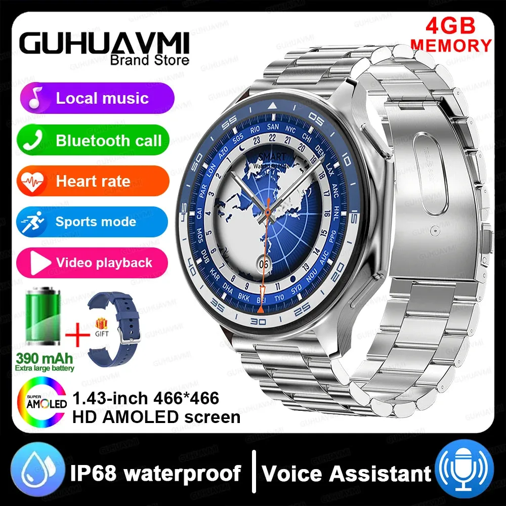 4G Memory Smartwatch Sports Bluetooth Call Video Music Playing