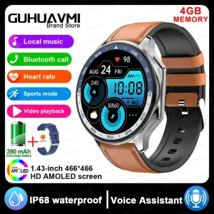 4G Memory Smartwatch Sports Bluetooth Call Video Music Playing