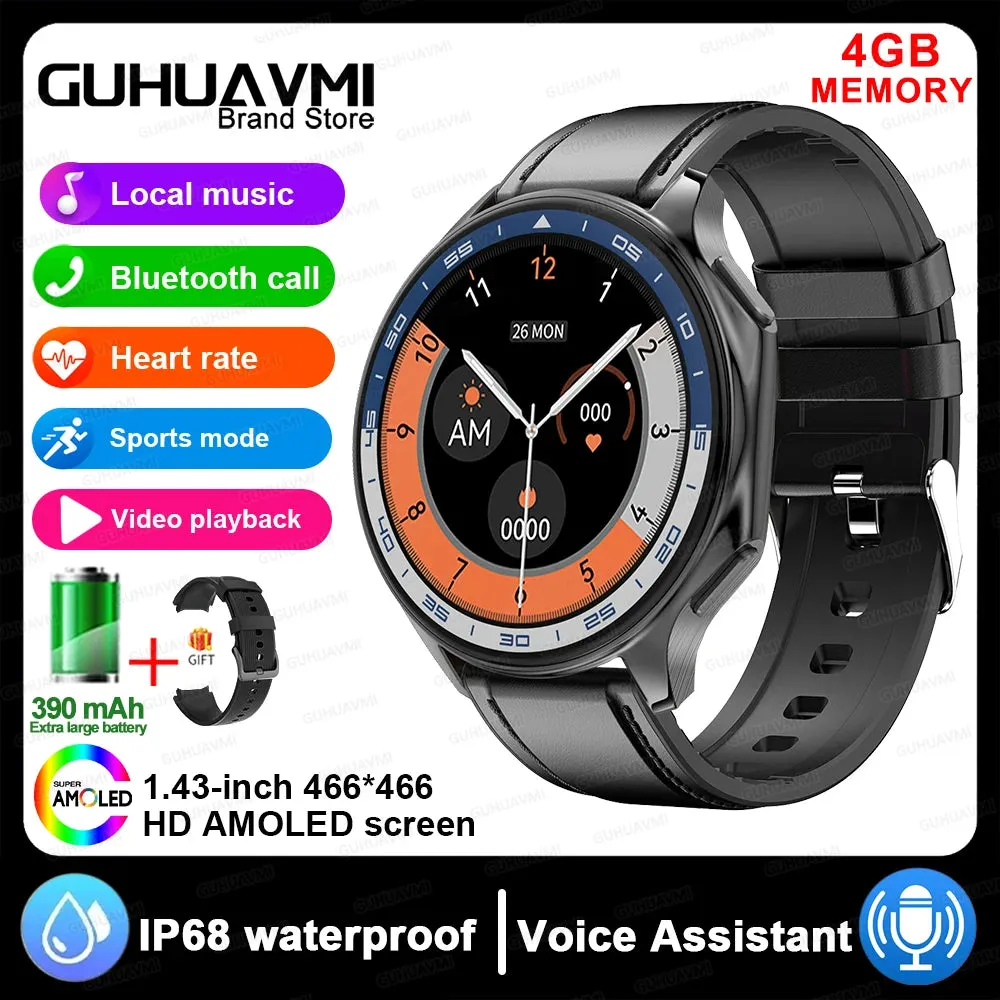 4G Memory Smartwatch Sports Bluetooth Call Video Music Playing