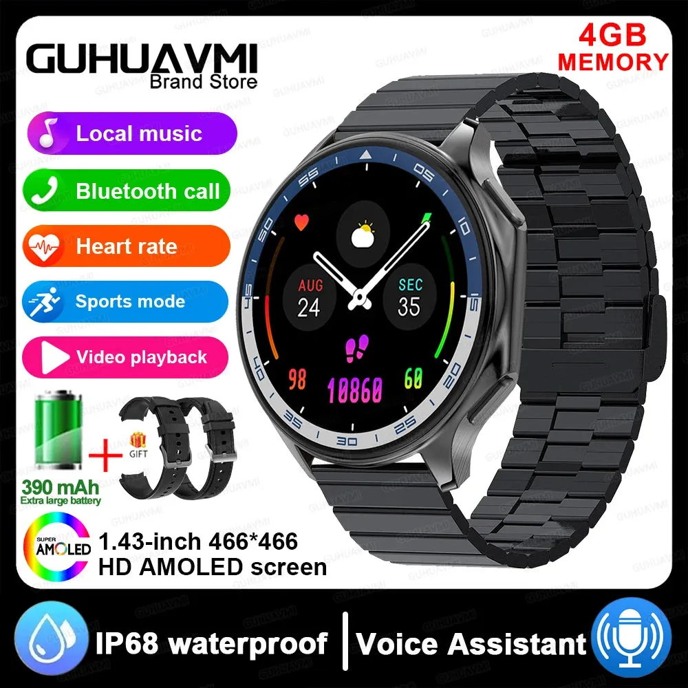 4G Memory Smartwatch Sports Bluetooth Call Video Music Playing