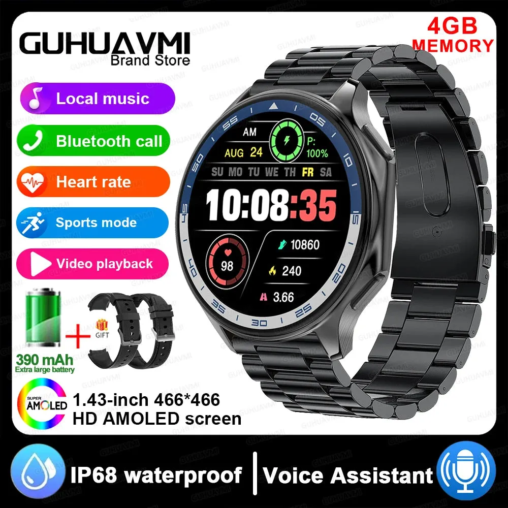 4G Memory Smartwatch Sports Bluetooth Call Video Music Playing