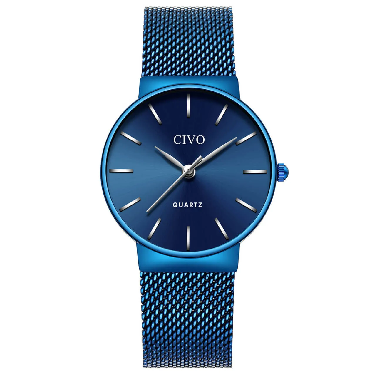 8068C | Quartz Women Watch | Mesh Band