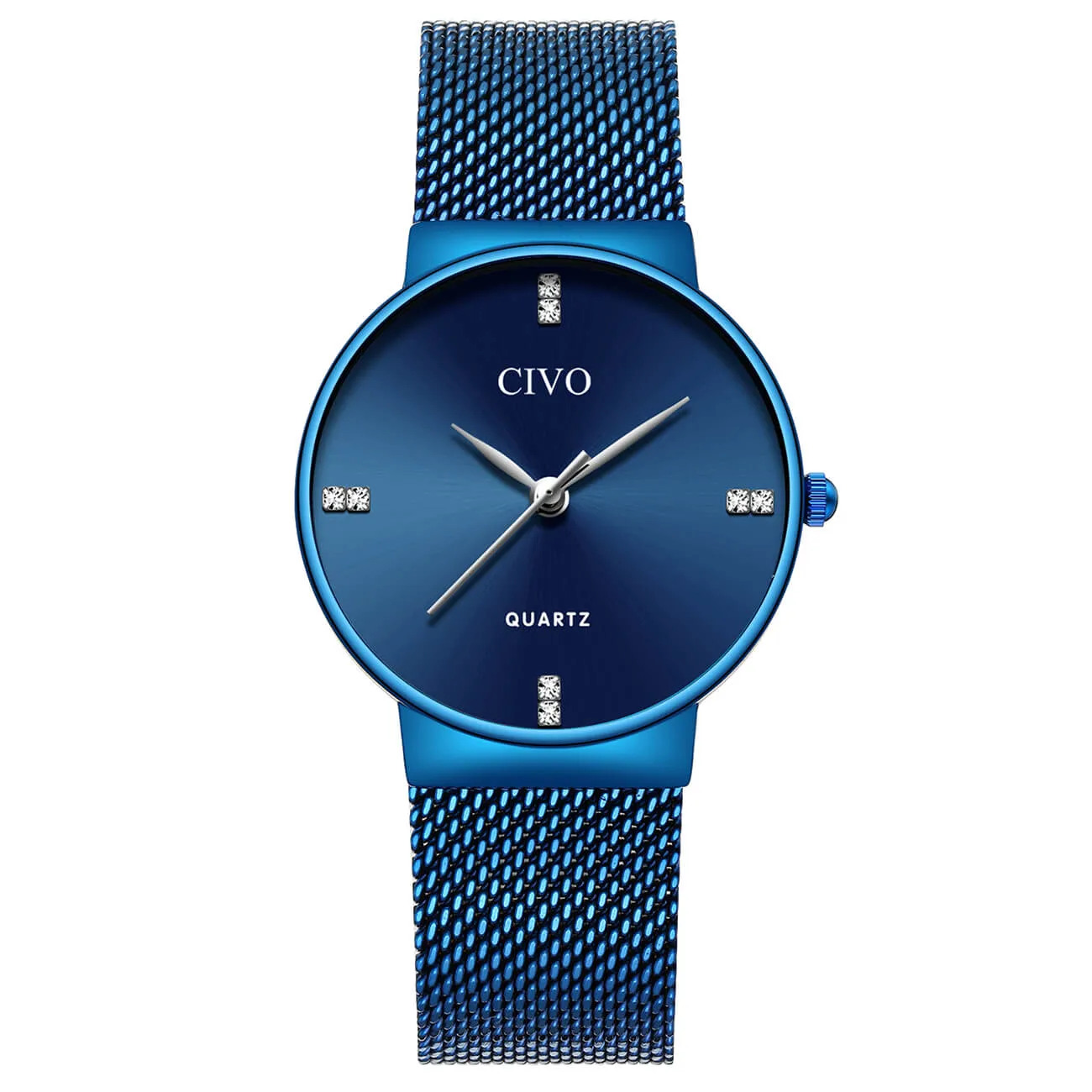 8068C | Quartz Women Watch | Mesh Band