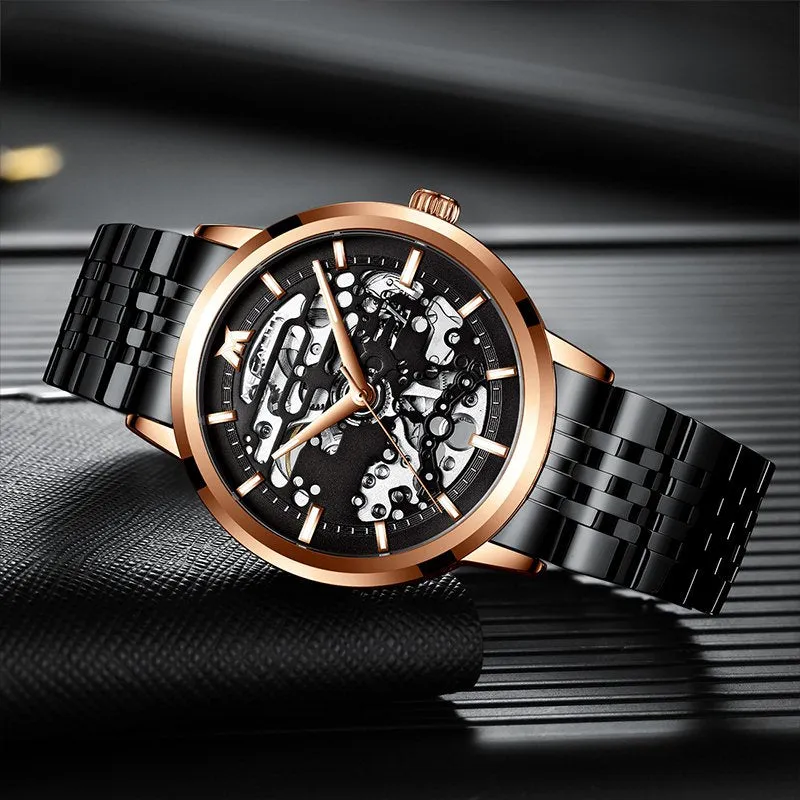 8204M | Mechanical Men Watch | Stainless Steel Band