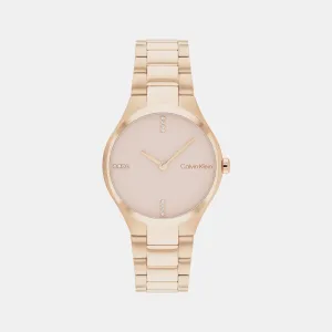 Admire Women Gold Analog Stainless Steel Watch 25200334