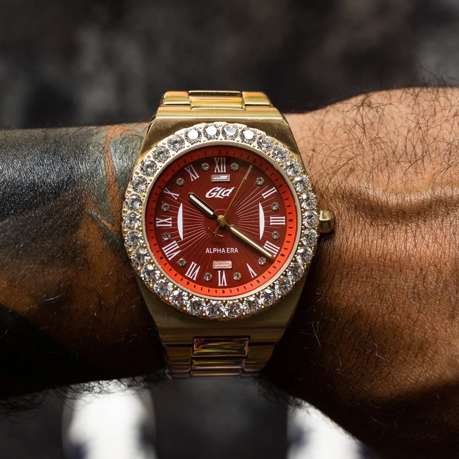 Alpha Era Gold - Iced Bezel