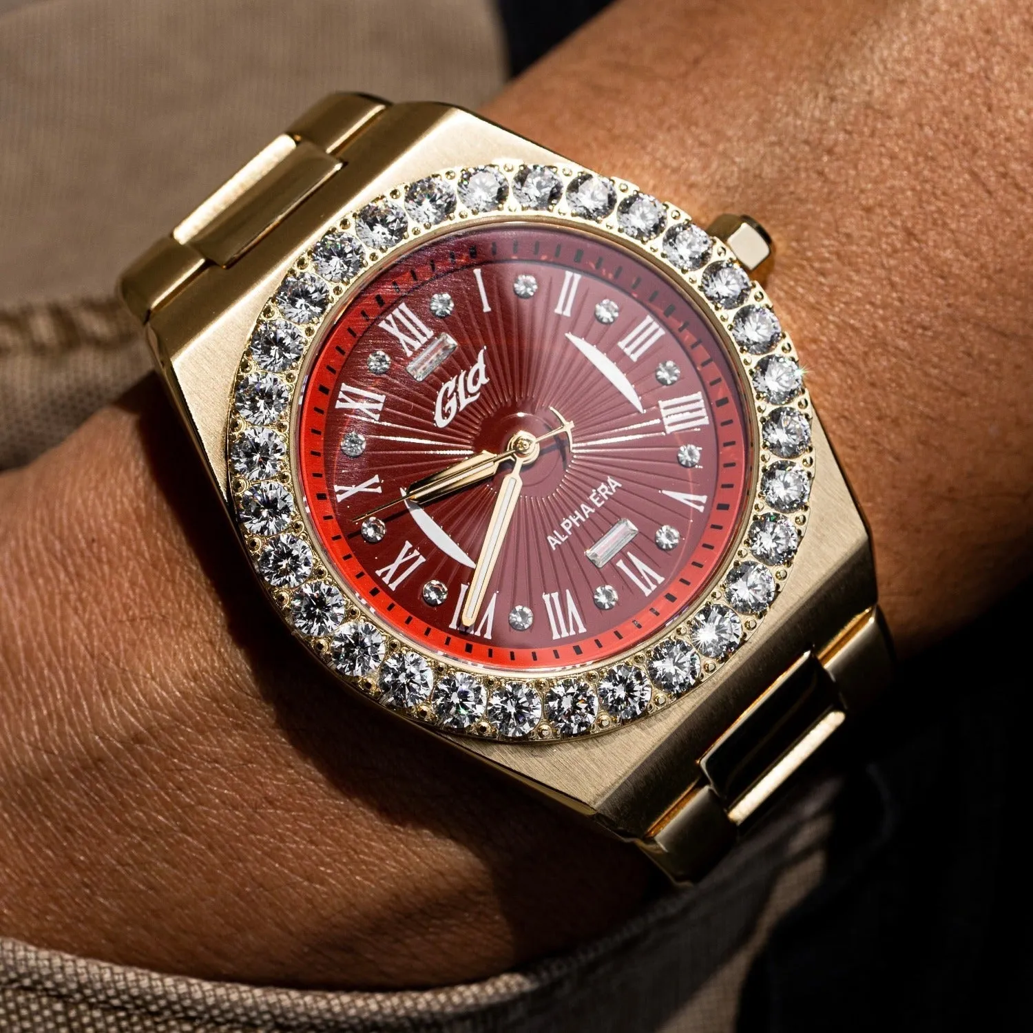 Alpha Era Gold - Iced Bezel