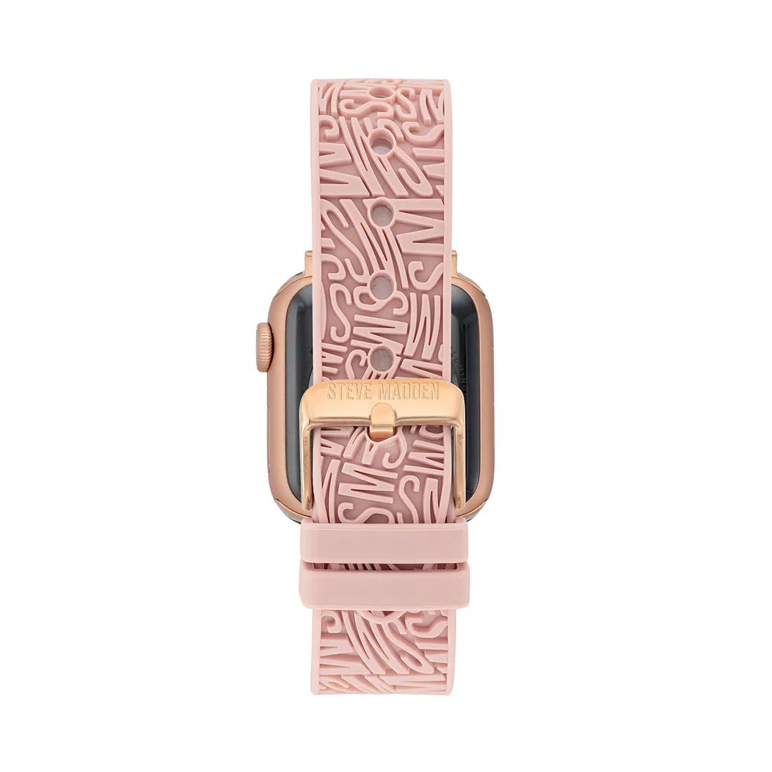 Apple Watch® RUBBER LOGO BAND 38/40/41MM PINK