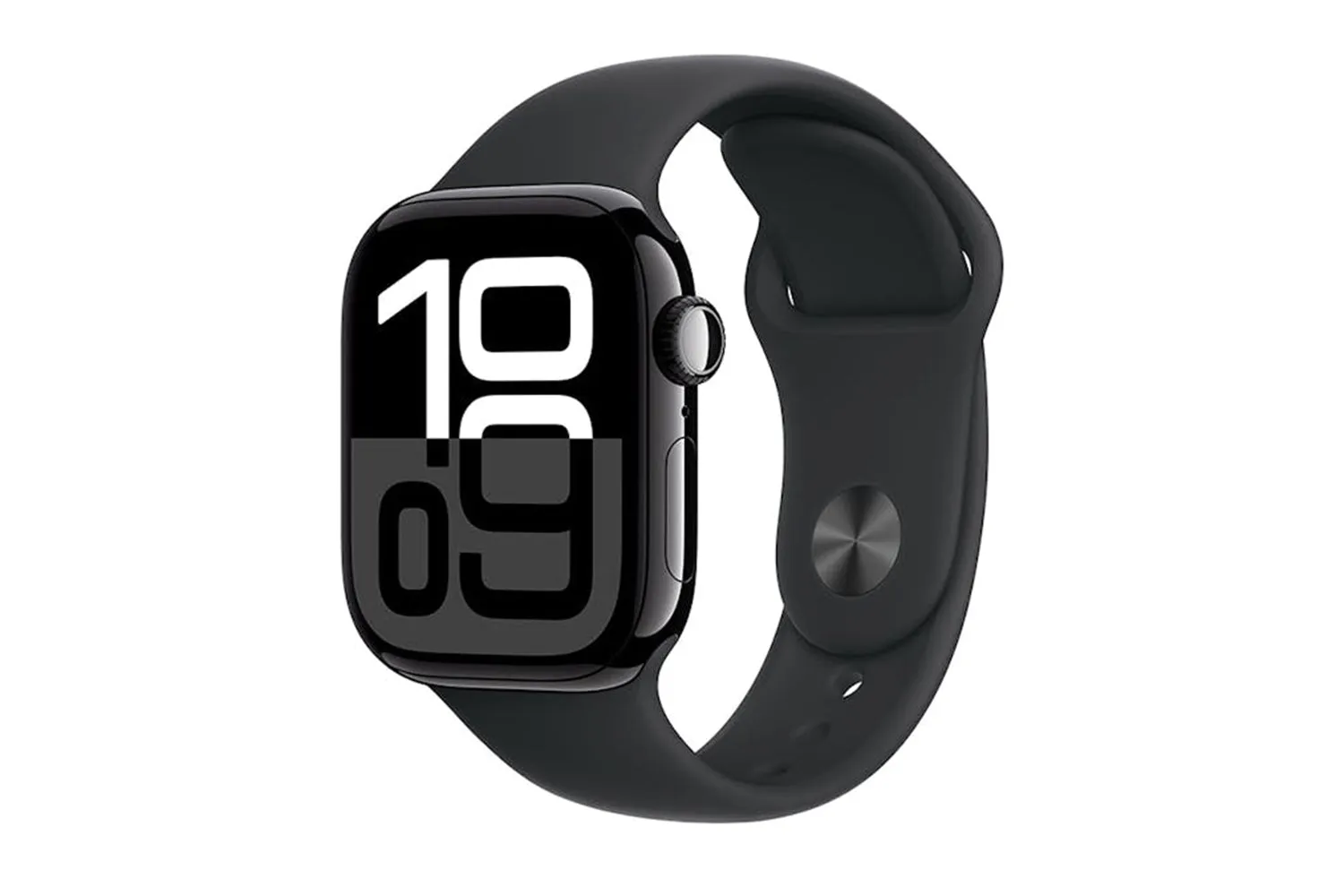 Apple Watch Series 10 | 42mm | Jet Black Aluminium Case Black Sport Band S/M