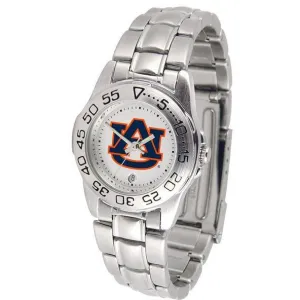Auburn Tigers Ladies Steel Band Sports Watch
