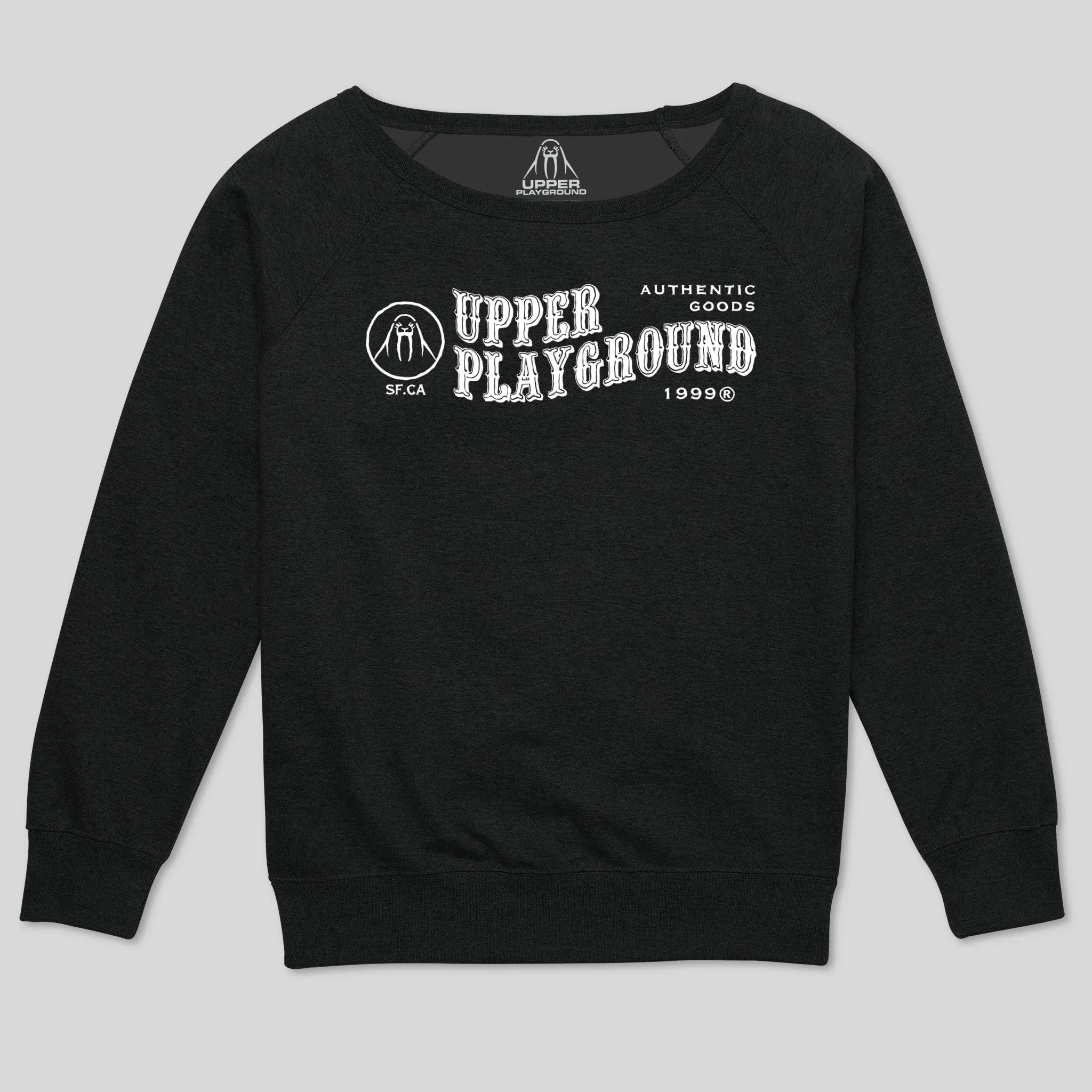 AUTHENTIC GOODS WOMEN'S SCOOP NECK SWEATSHIRT
