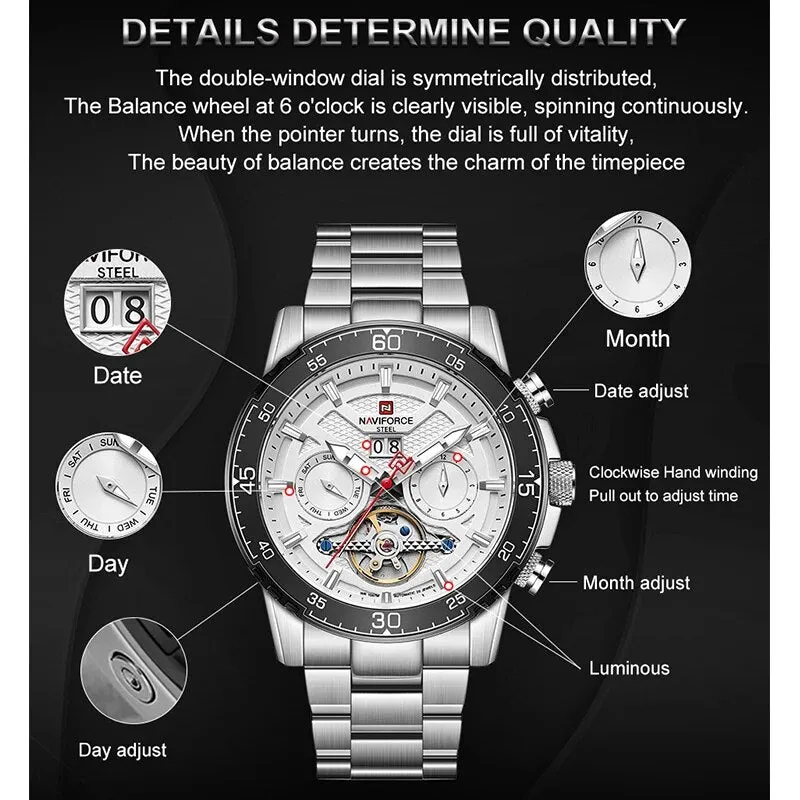 Automatic Date Mechanical Watches For Men