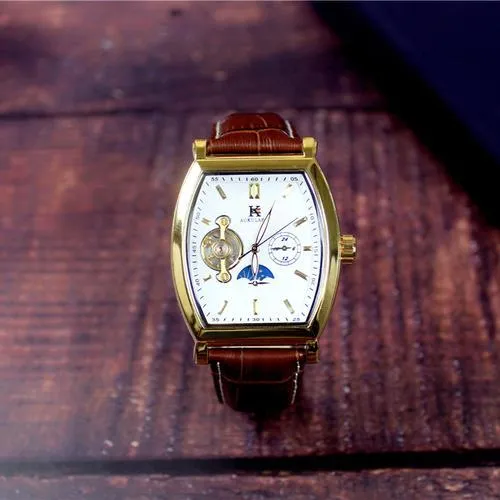 Automatic Hollow Mechanical Watch, Waterproof Multi-Function Watch