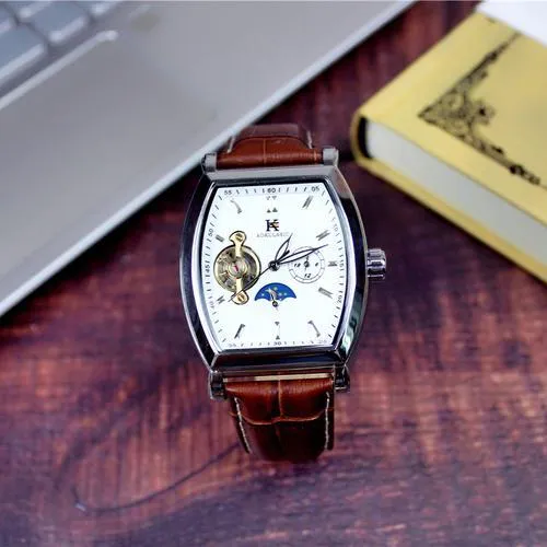 Automatic Hollow Mechanical Watch, Waterproof Multi-Function Watch