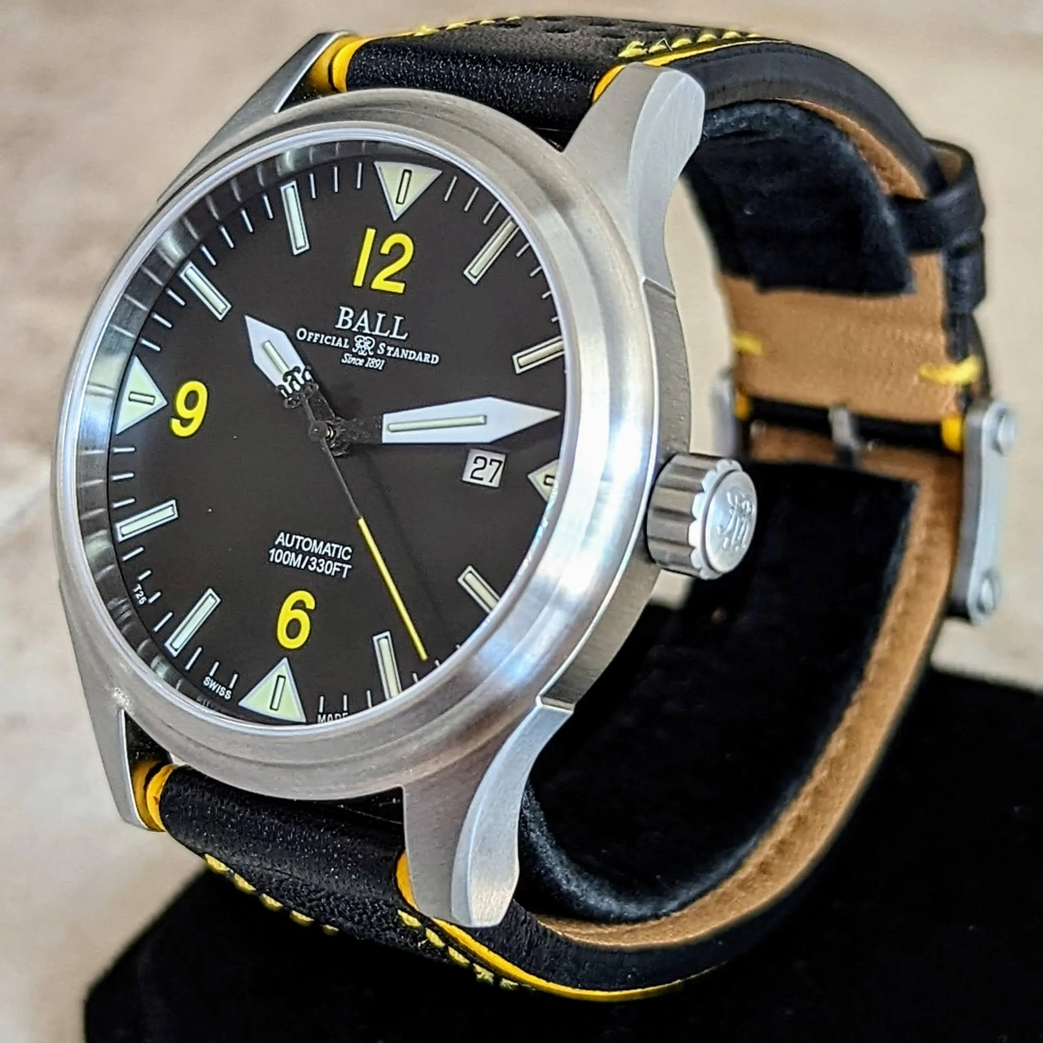 BALL Fireman II Automatic Watch NM2090C 100M/330FT