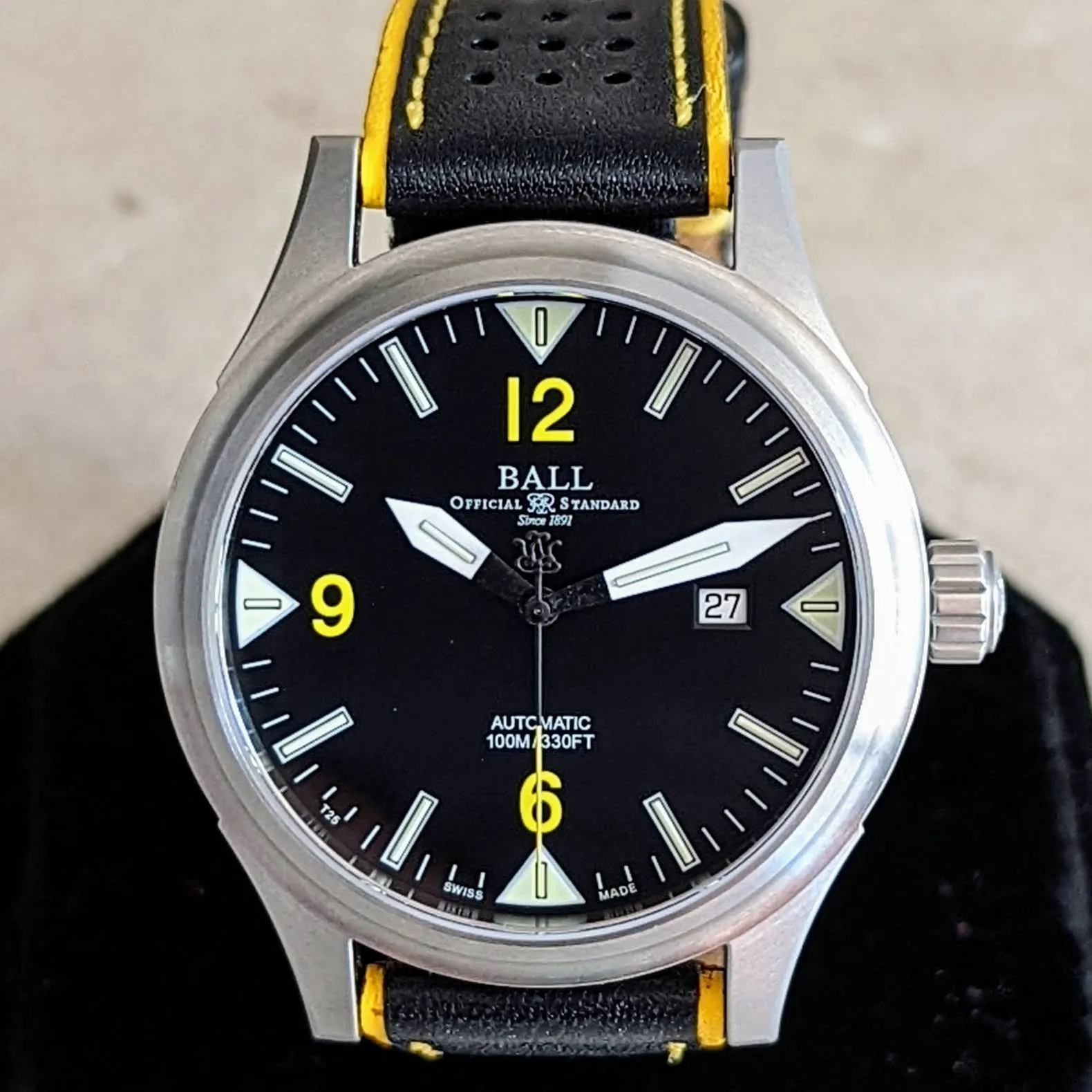 BALL Fireman II Automatic Watch NM2090C 100M/330FT