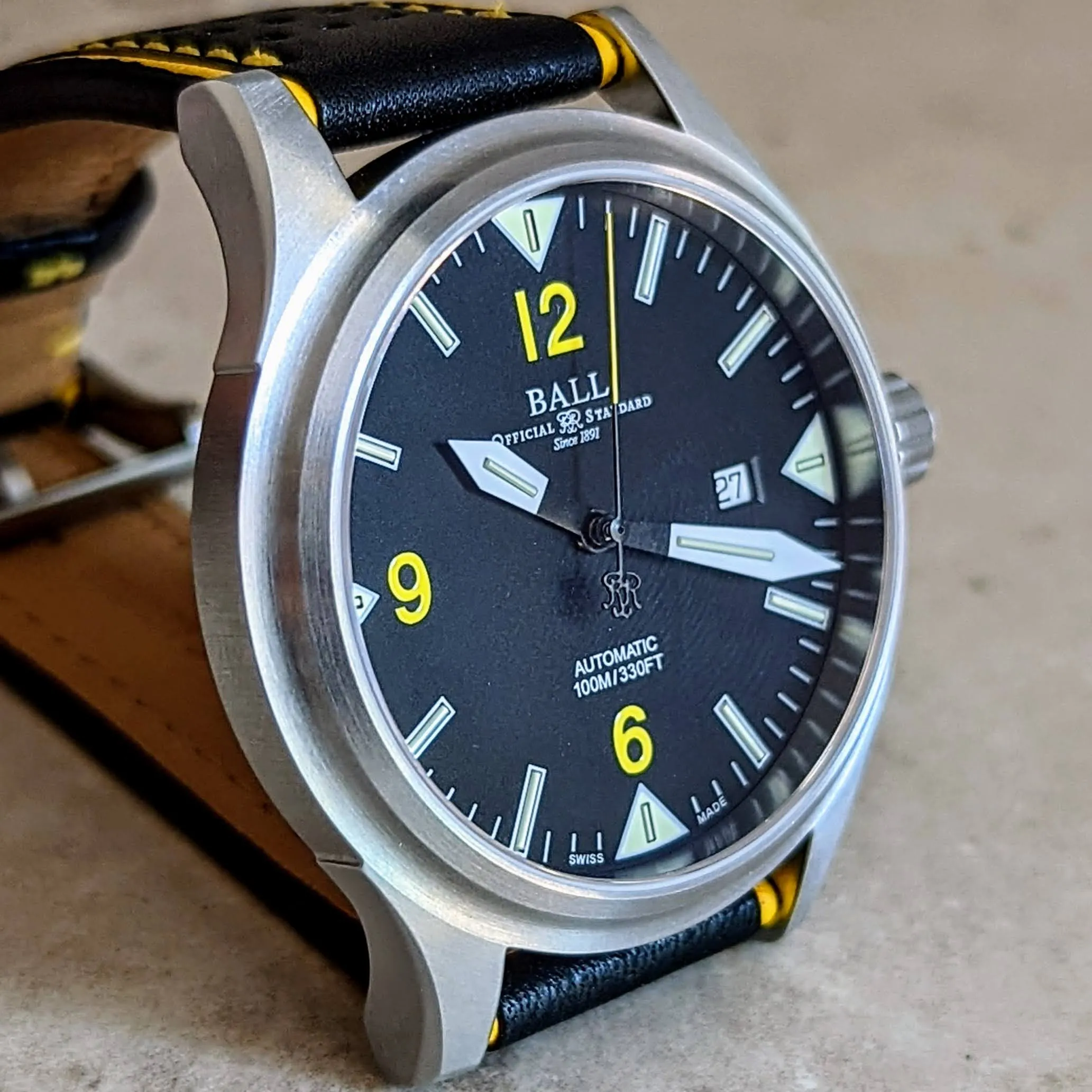 BALL Fireman II Automatic Watch NM2090C 100M/330FT