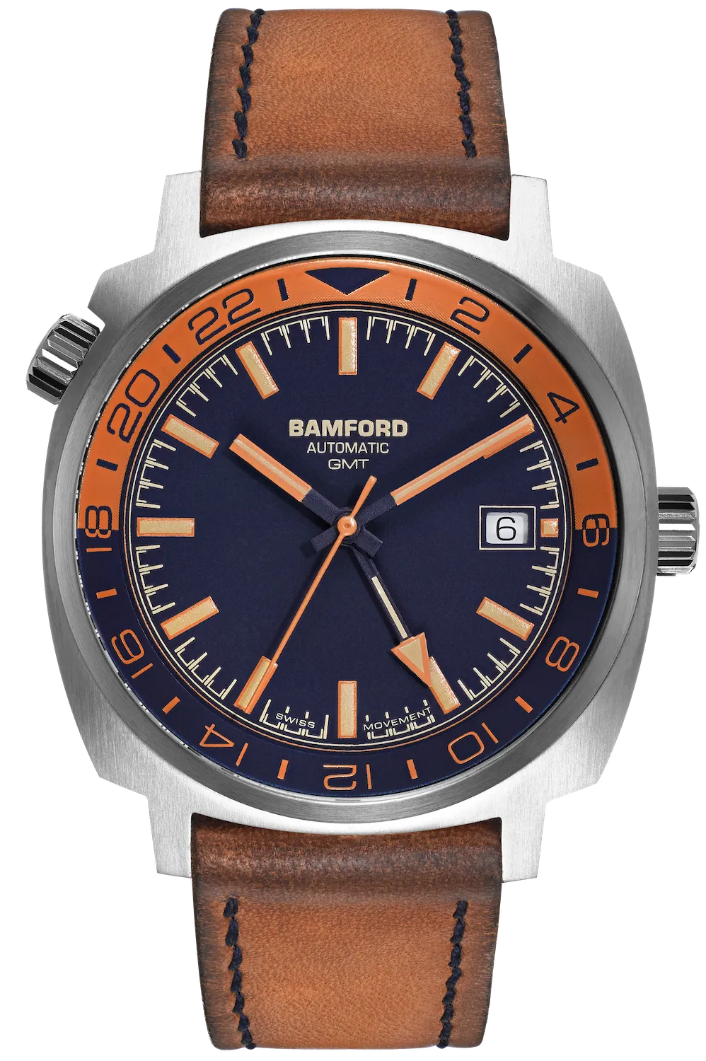 BAM Watch GMT Steel Tan Blue