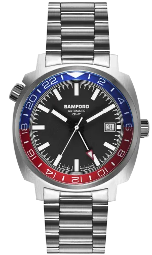 Bamford GMT Steel Blue Red Heritage
