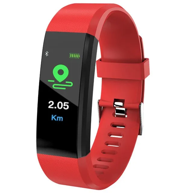 BANGWEI Mens Smart Wristband Watches Color Screen Heart Rate Activity Fitness tracker Smart Electronics Watch SMS push reminder