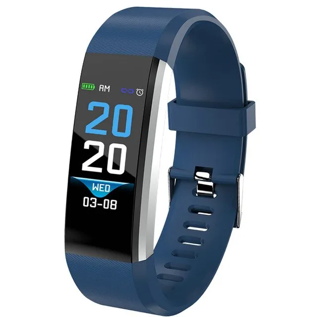 BANGWEI Mens Smart Wristband Watches Color Screen Heart Rate Activity Fitness tracker Smart Electronics Watch SMS push reminder